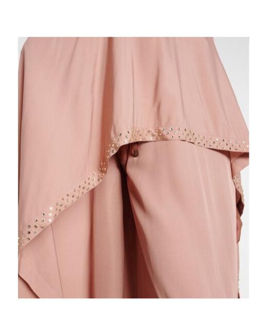 Stella McCartney Pink Caped Maxi Dress