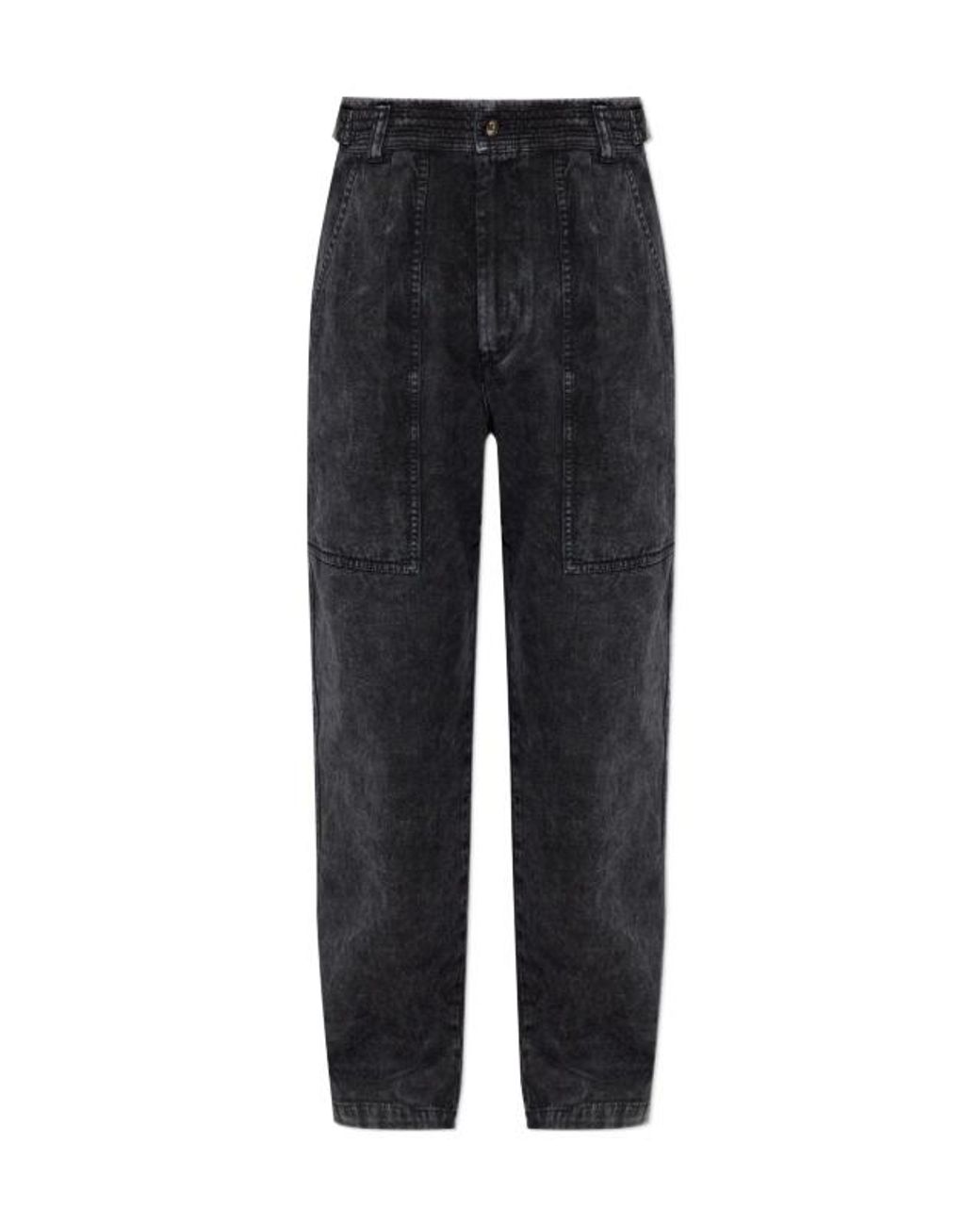 Isabel Marant Black Ilyan Pants for men