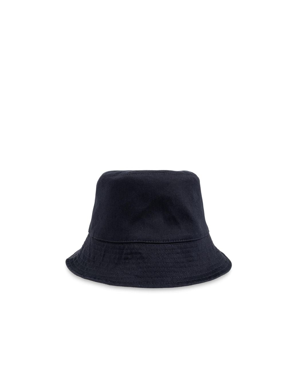Moncler Blue Hat With Logo Patch for men