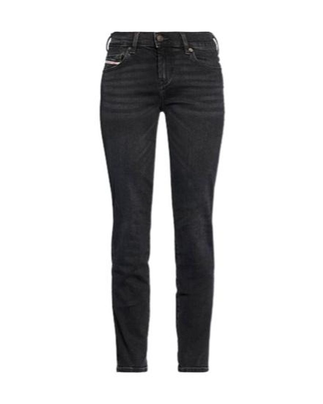 DIESEL Black Slim-Fit Jeans