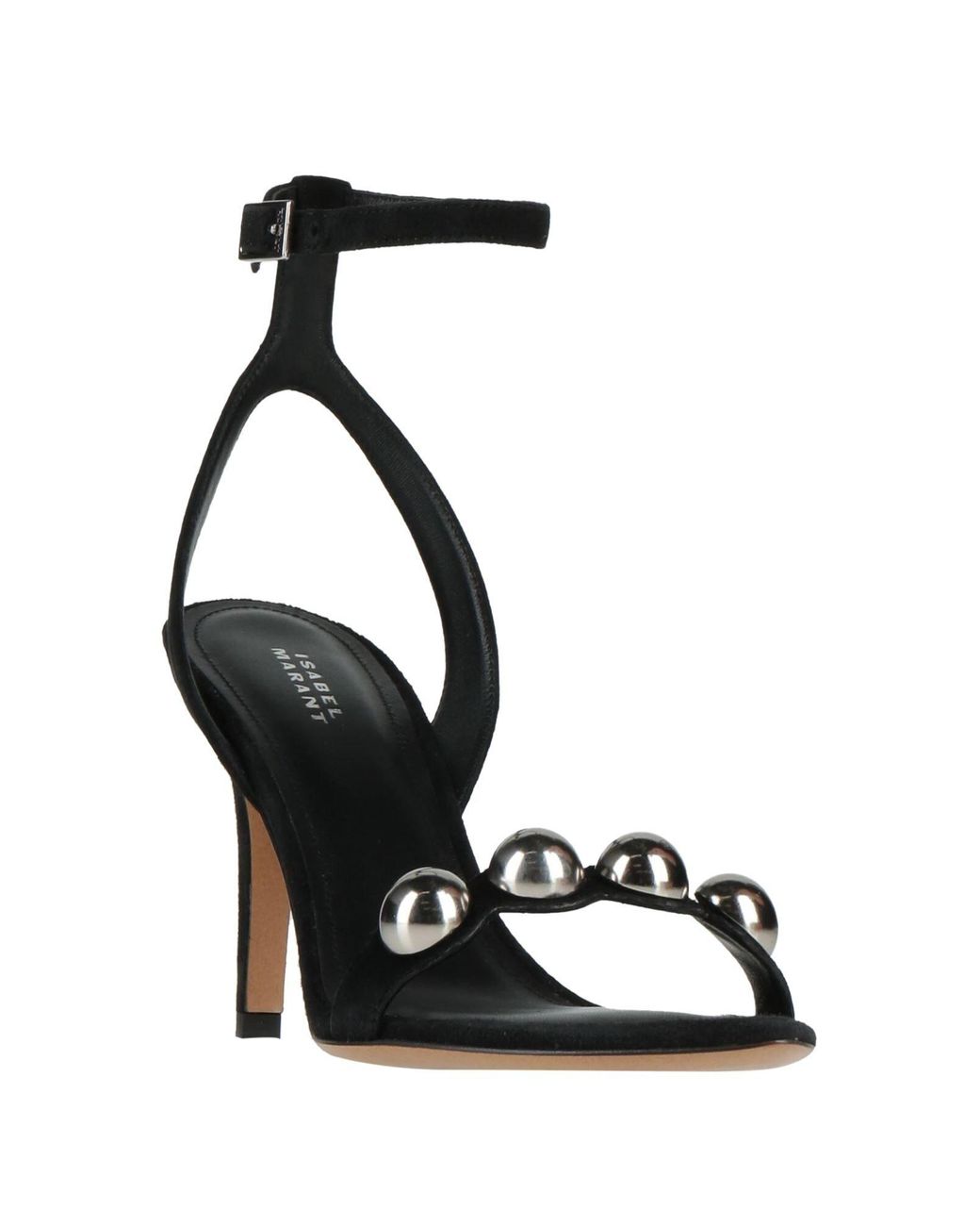 Isabel Marant White Suede High-Heel Sandals