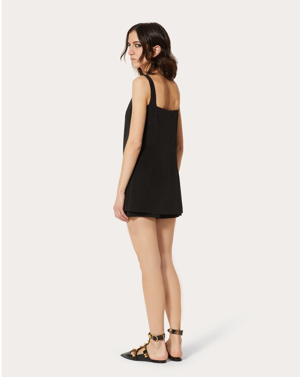 Valentino Black Sleeveless Playsuit
