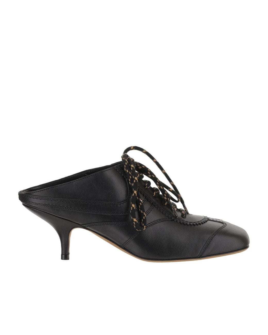 Dries Van Noten Black Slingback High-Heeled Sandals