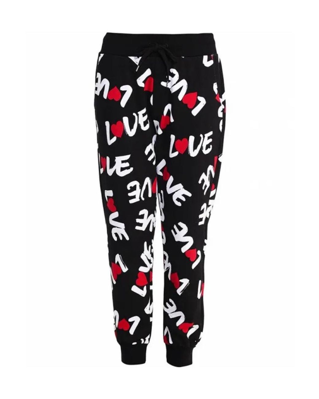 Moschino Black Logo Details Sweatpants