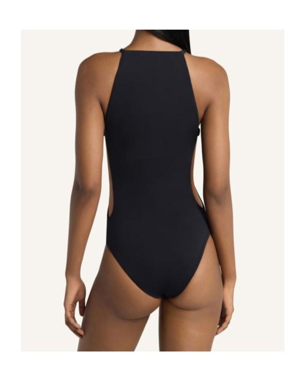 Courreges Black Courrèges Cut-Out One-Piece Swimsuit
