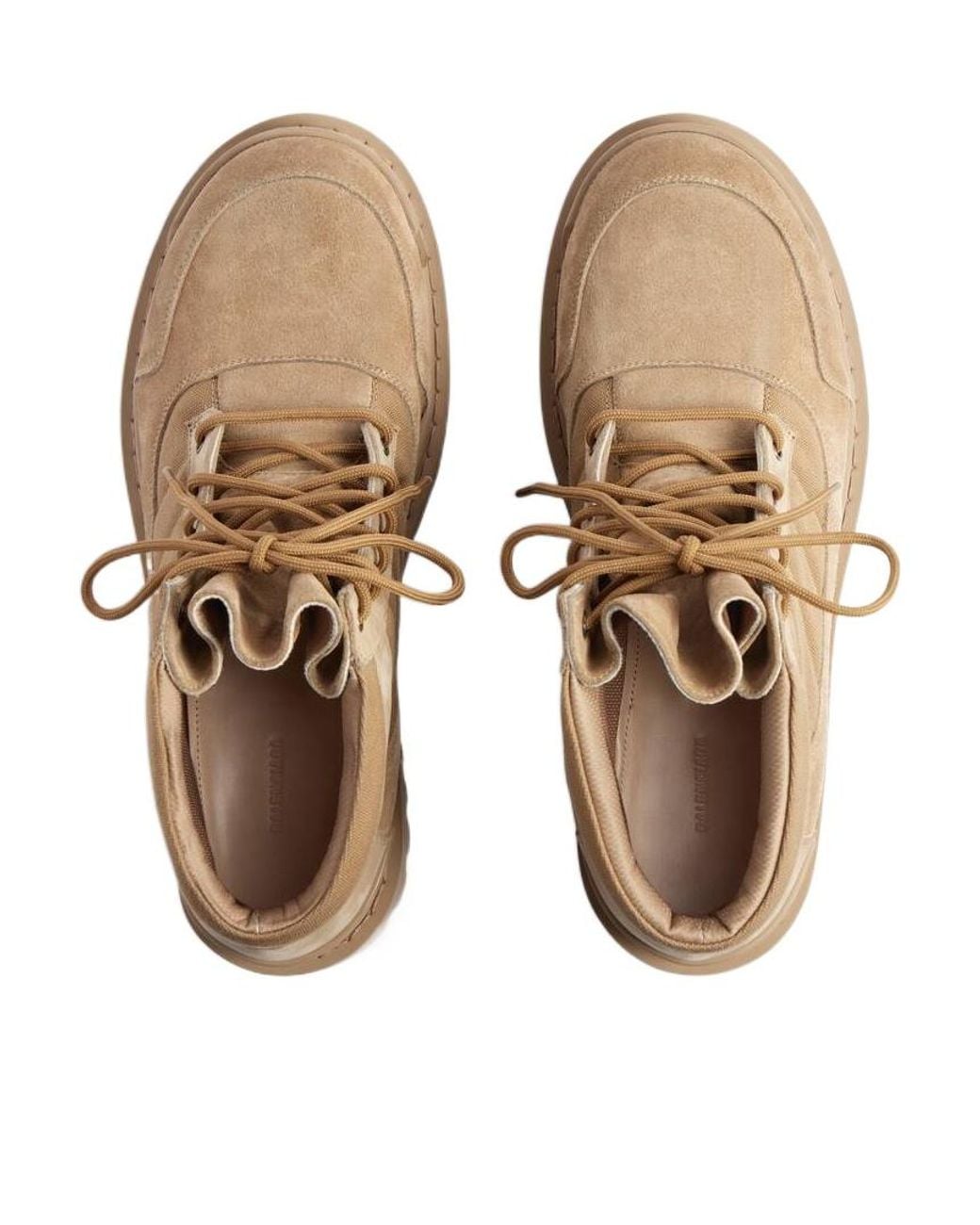 Balenciaga Natural バレンシアガ コンバット ストライク レースアップブーツ