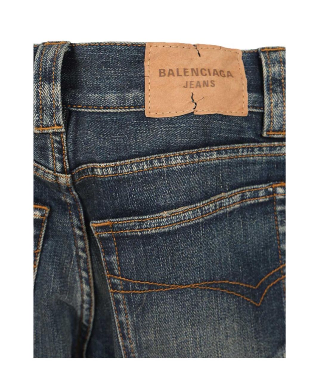 Balenciaga Blue Slim Fit Bootcut Jeans