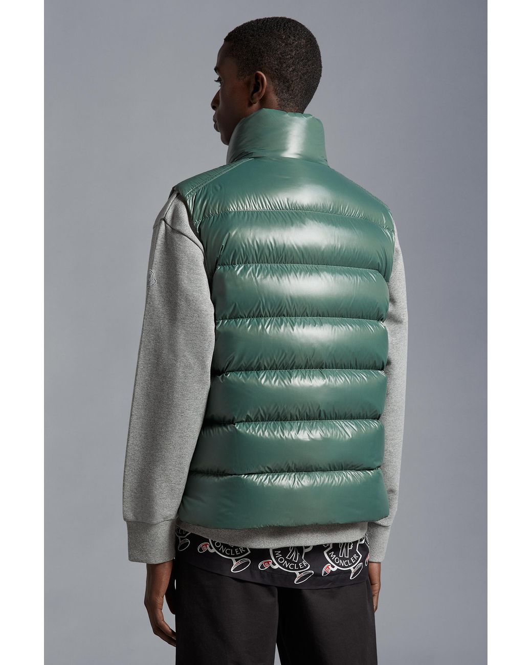 Moncler Green Parke Down Gilet for men