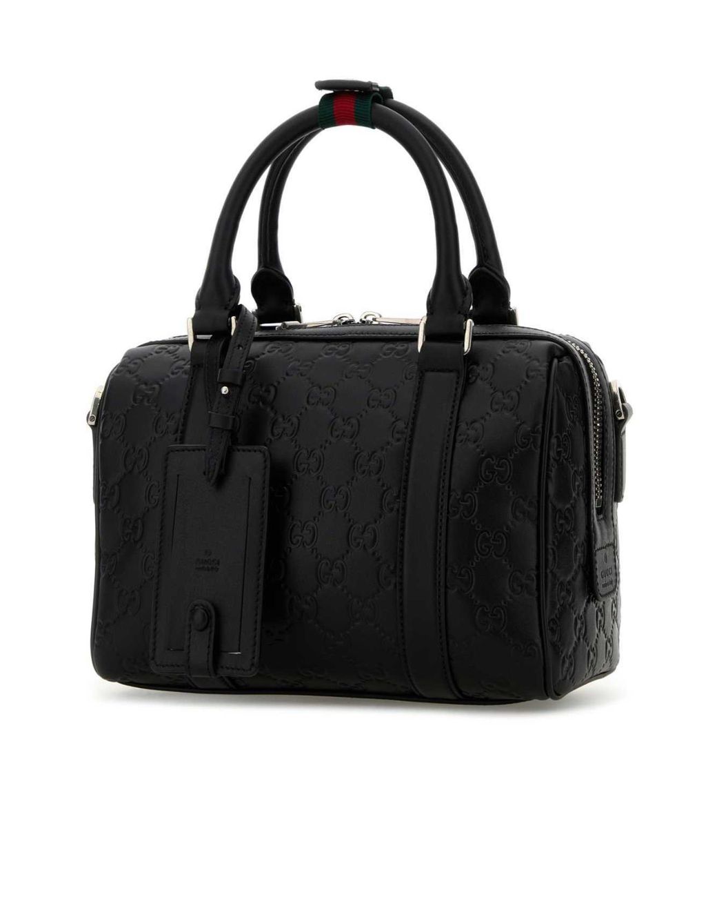 Gucci Black Monogram Small Duffle Bag for men