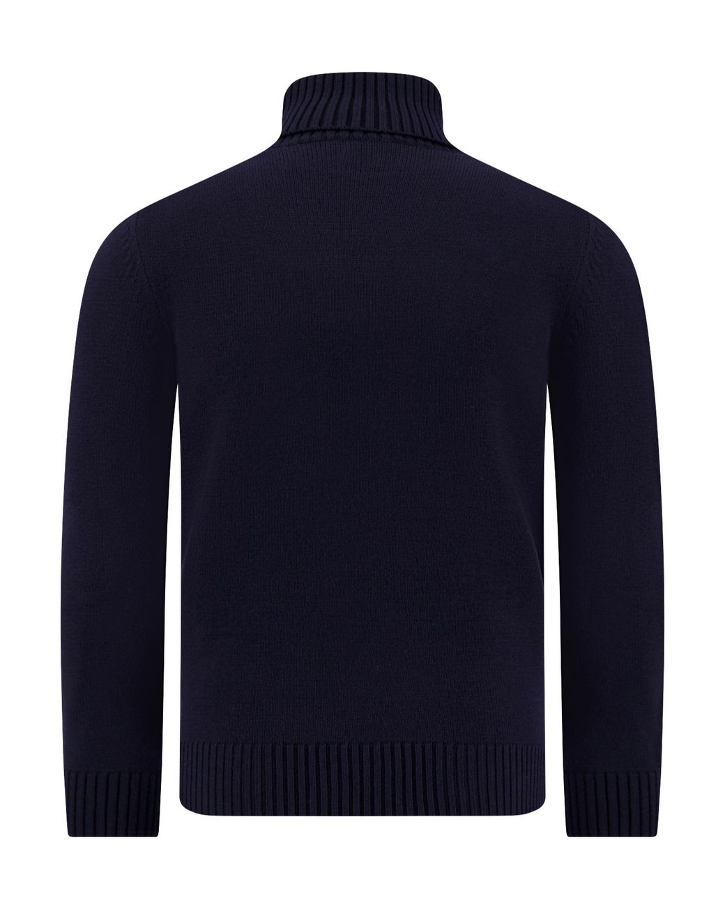 Paul & Shark Blue Turtleneck Wool Sweater for men