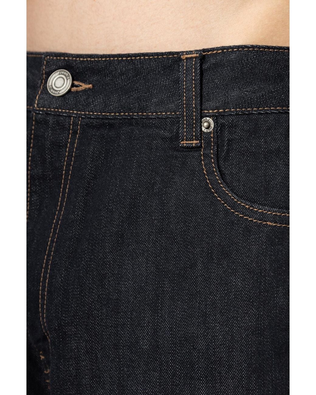 Juun.J Blue Jeans With Belt Loops for men