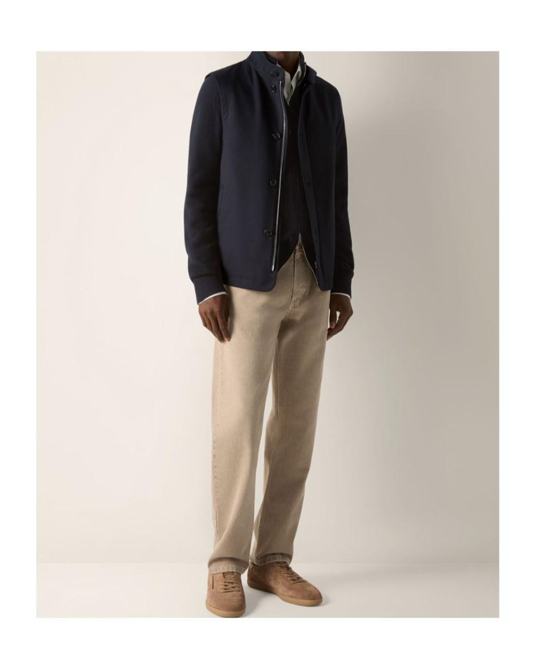 Zegna Blue Microfiber Motorin 50Cc Vest for men