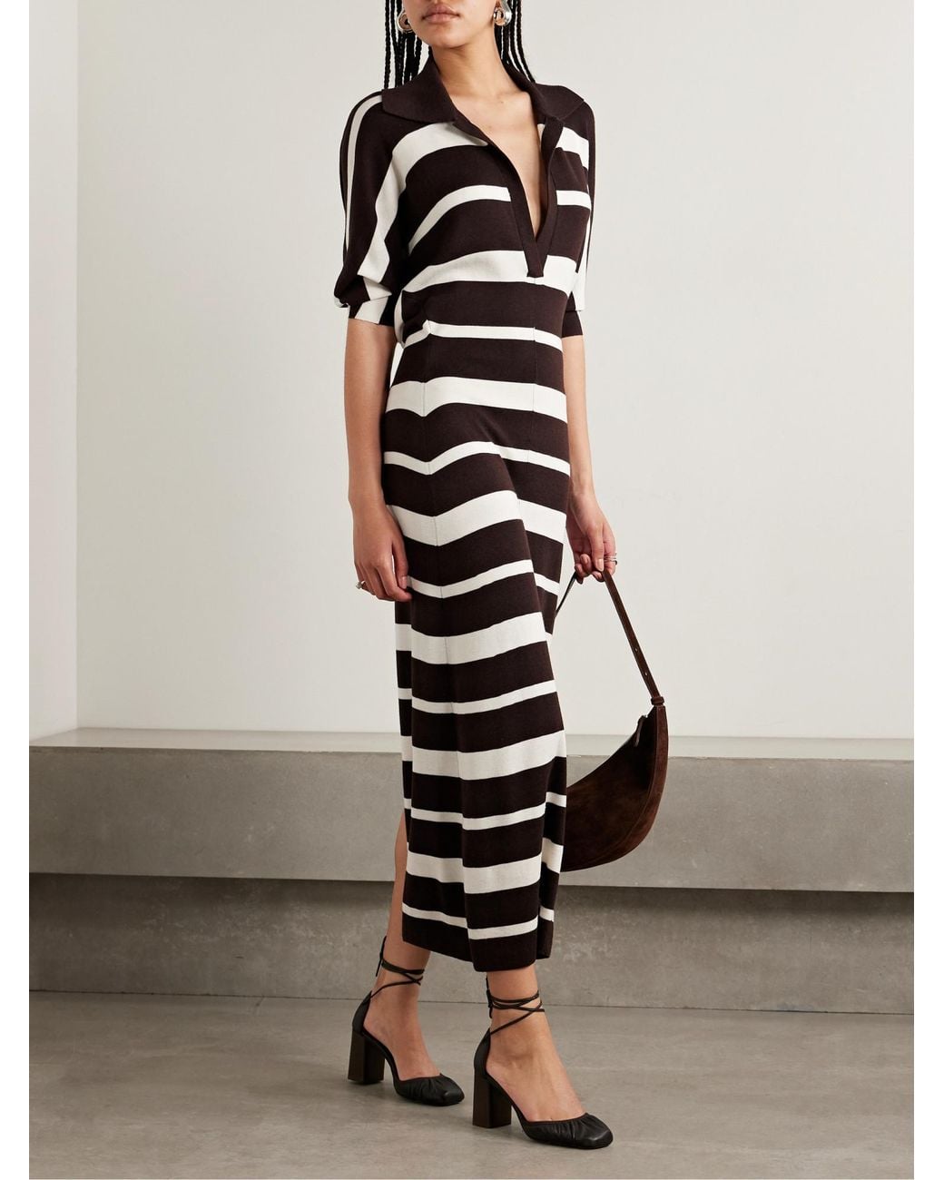 Proenza Schouler Black Classic Polo Dress