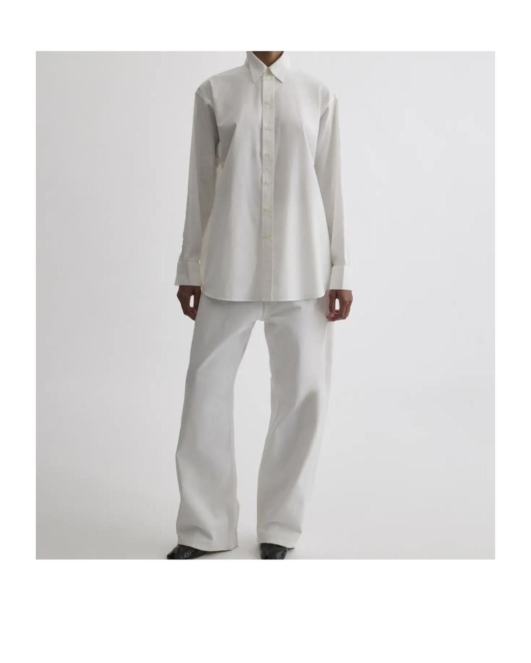 Phoebe Philo Gray Long Sleeve Shirt