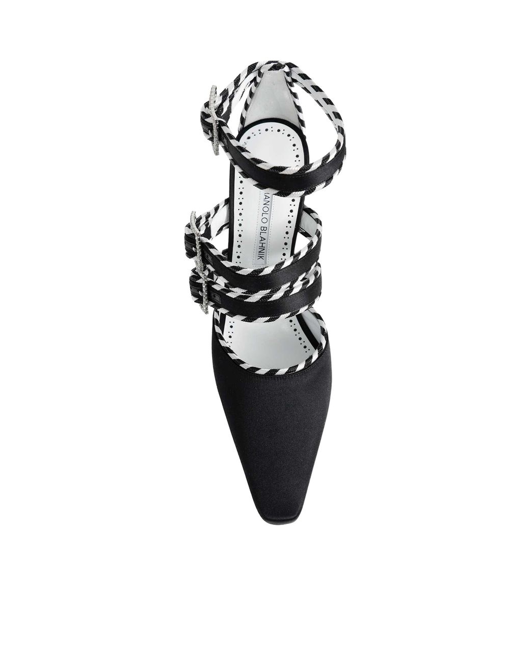 Manolo Blahnik Black Pointed-Toe High-Heeled Boots