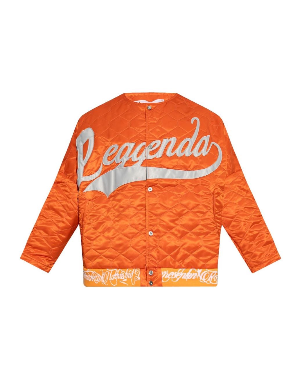 PDF CHANNEL Orange Pdf Leggenda Due Quilted Jacket for men
