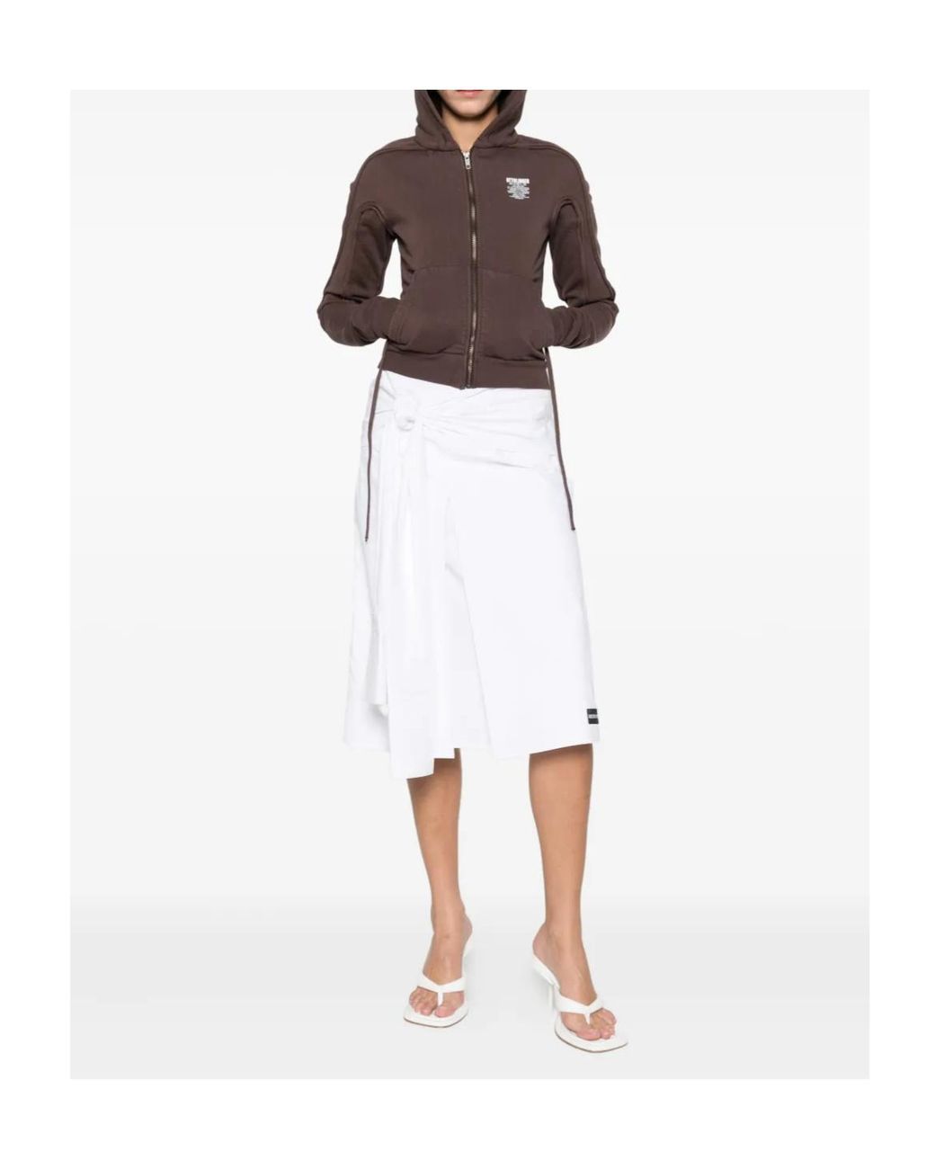 OTTOLINGER Brown Zip-Up Hoodie