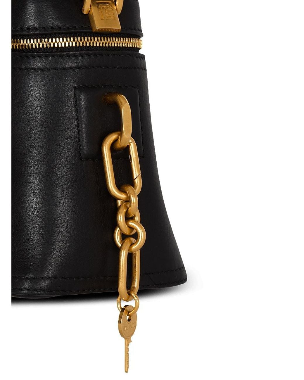 Balmain Black Pulse Vanity Bag