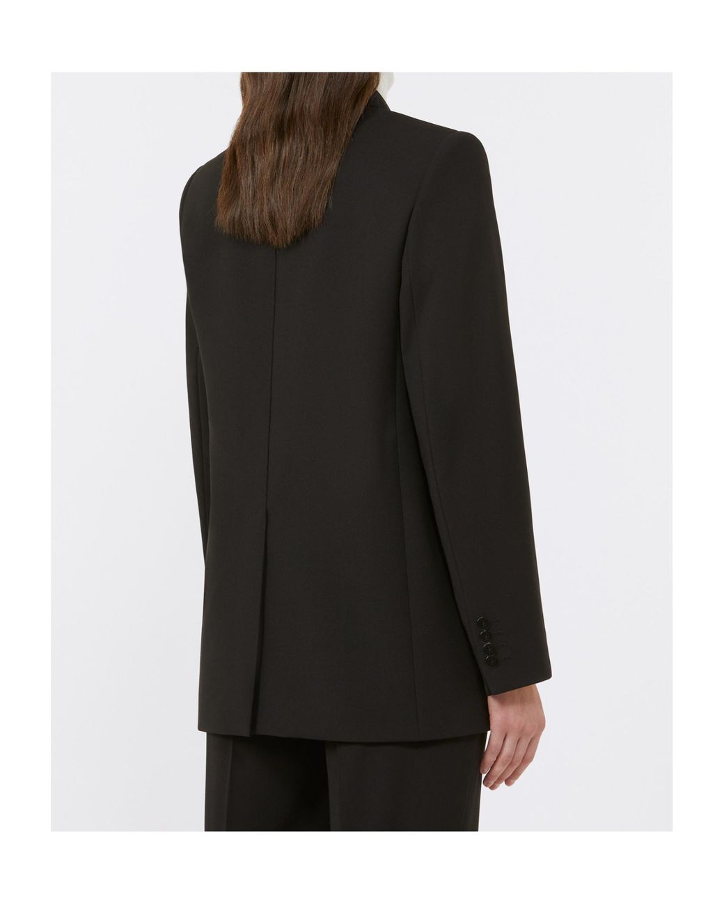 Max Mara Black Vadare Double-Breasted Blazer
