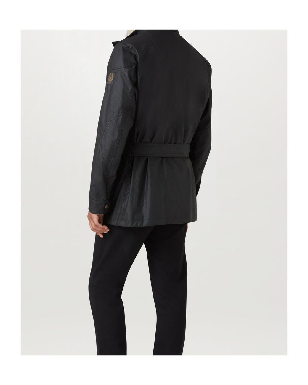 Belstaff Black Trialmaster Waxed Jacket for men