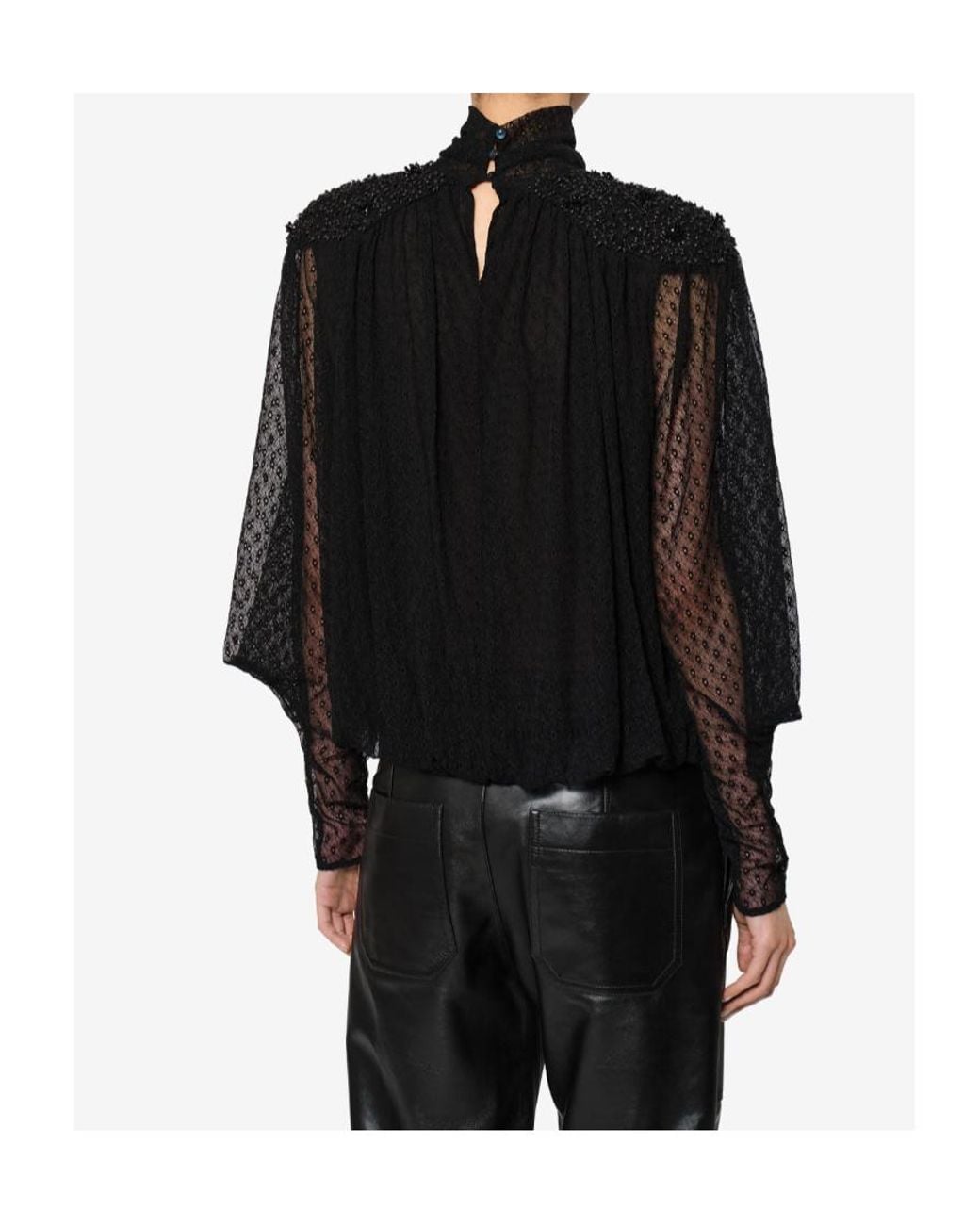 Isabel Marant Black Oeste Blouse