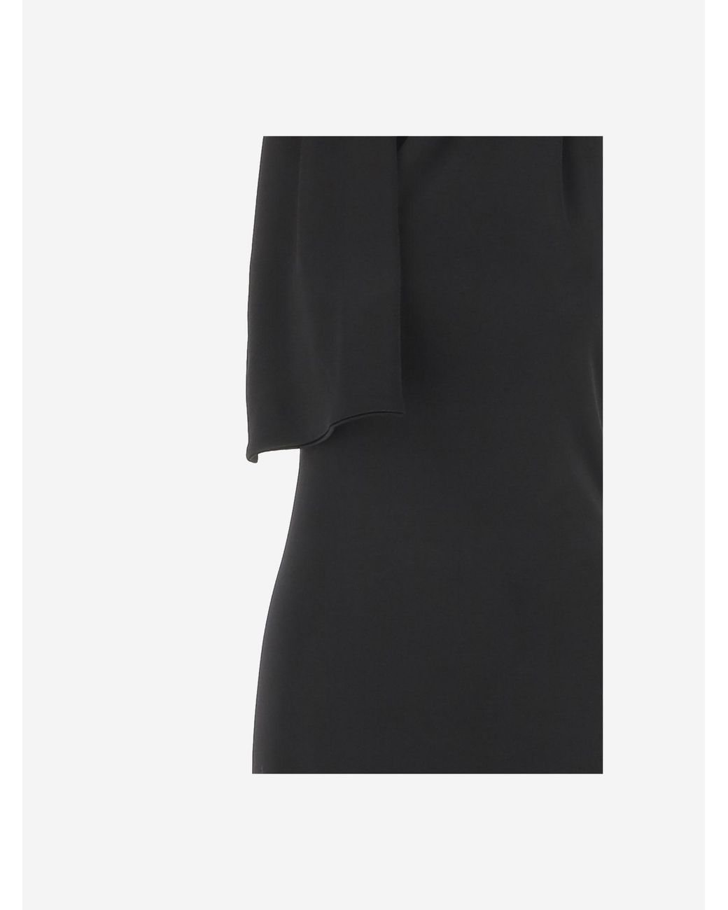 Khaite Black Roza Draped Maxi Dress