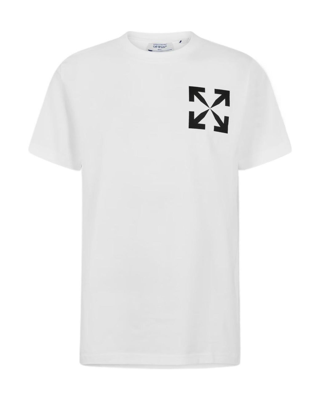 Off-White c/o Virgil Abloh White Logo Crew Neck T-Shirt for men