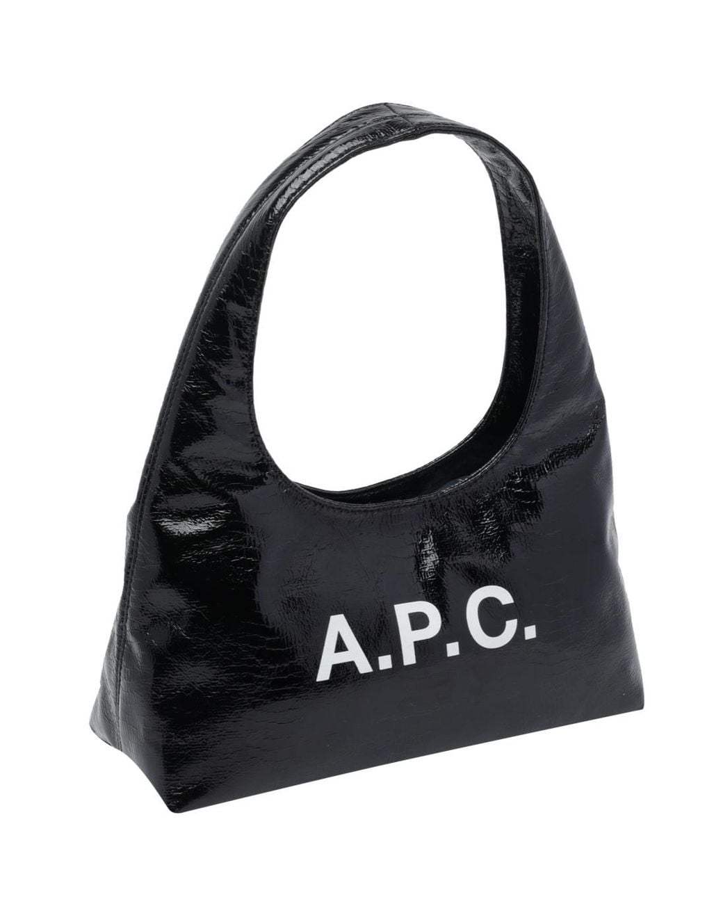 A.P.C. Black Shoulder Bag Baby Ninon