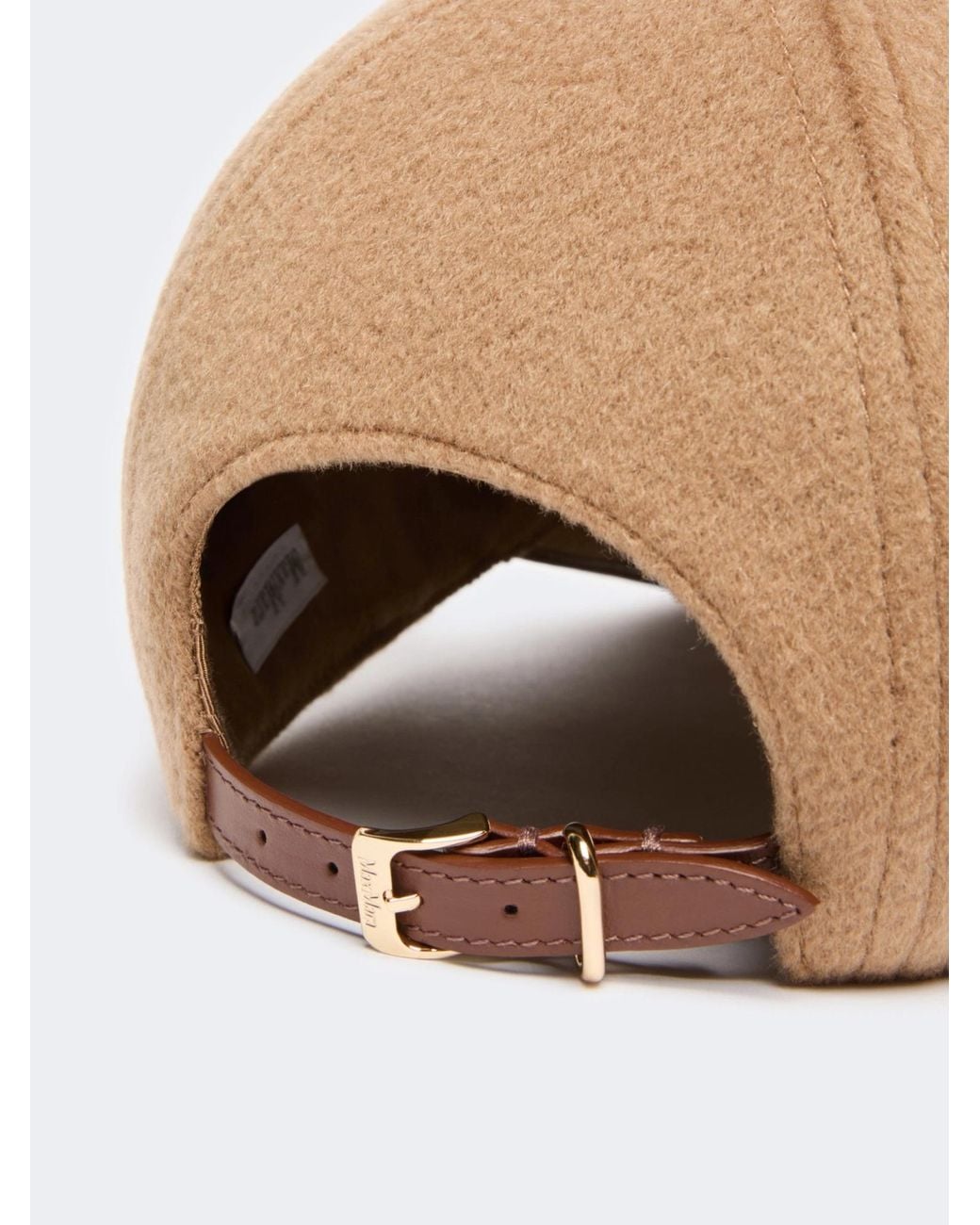 Max Mara Natural Cashmere Double Drap Baseball Cap