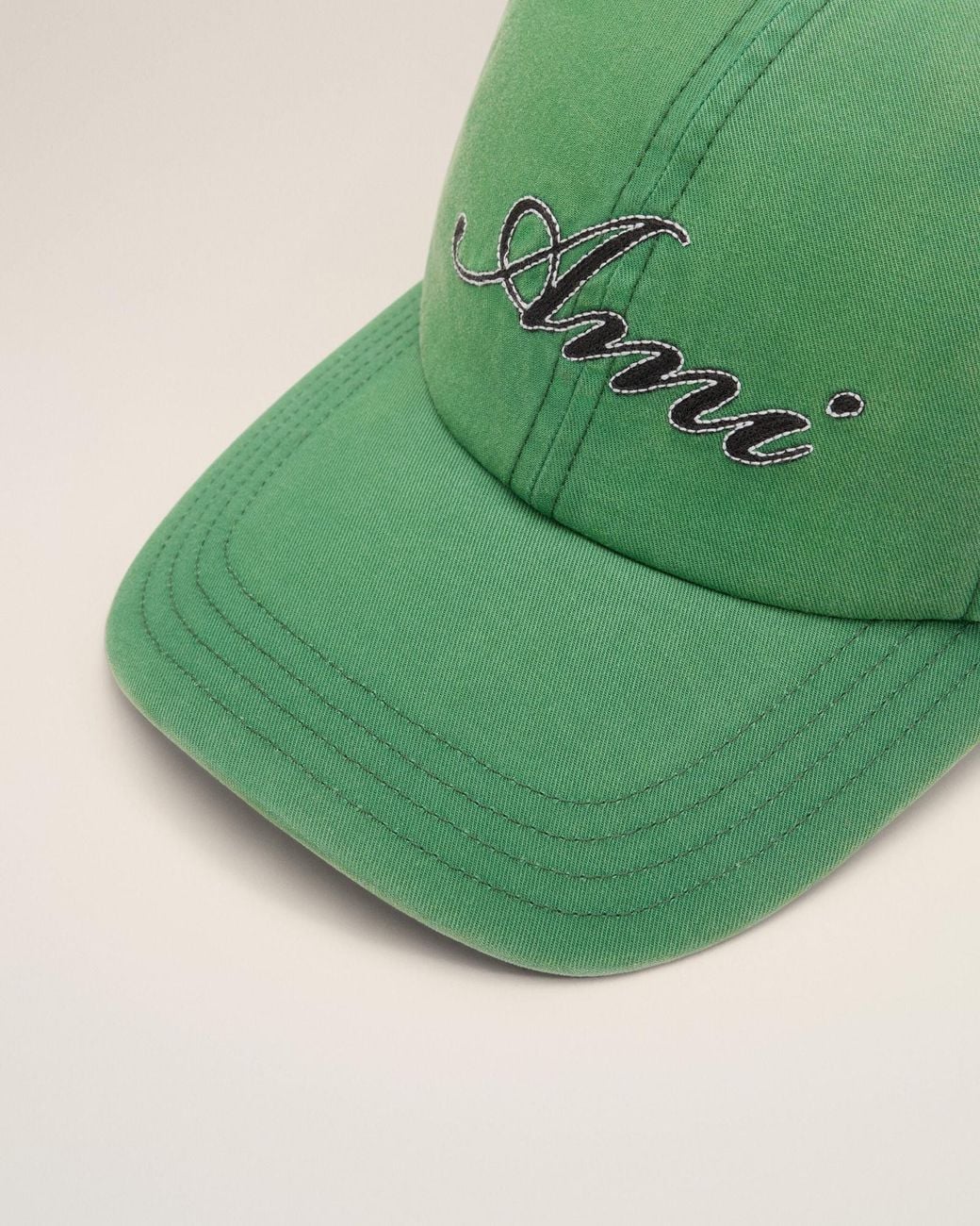 AMI Green Ami Emboirery Cap for men