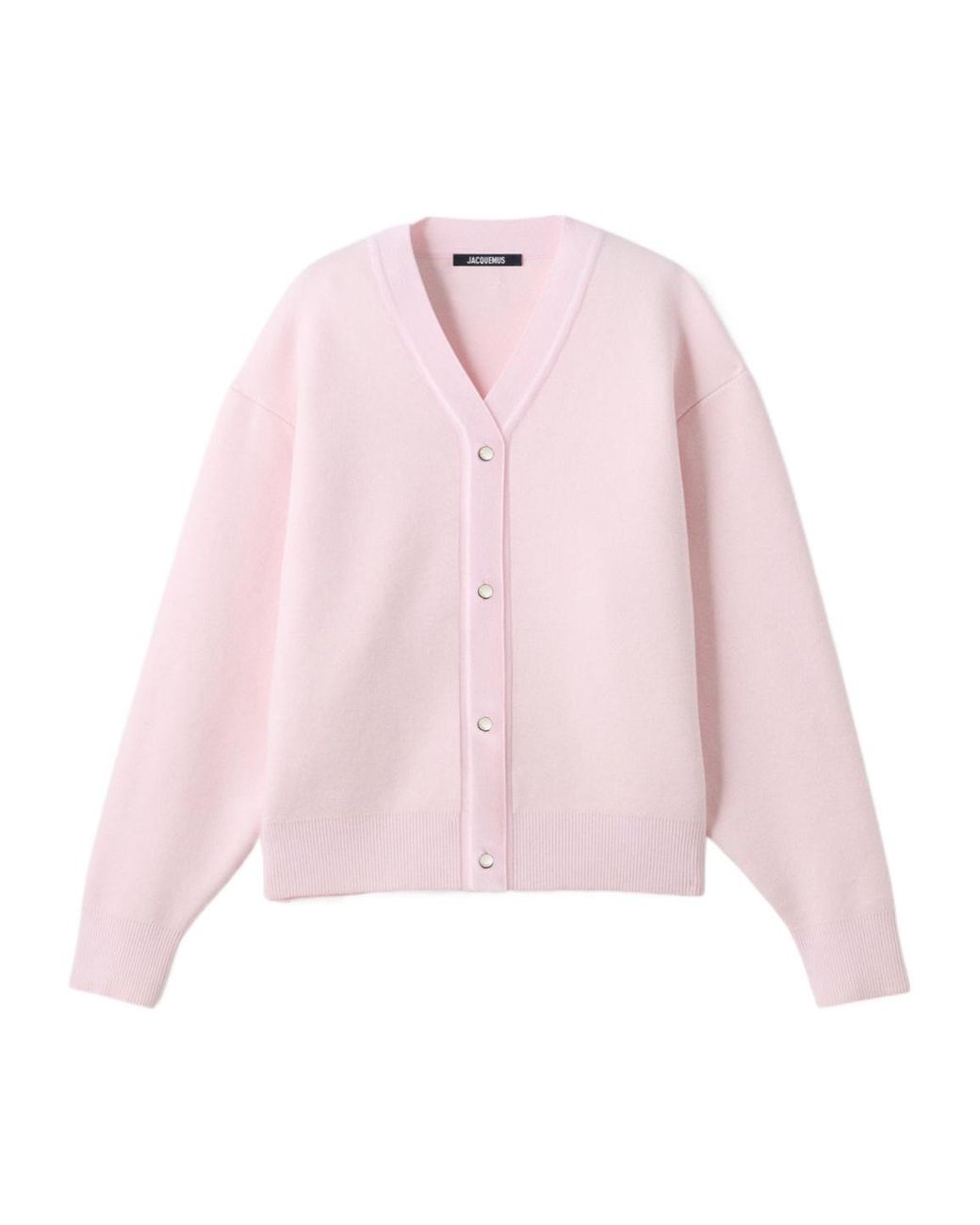 Jacquemus Pink Long-Sleeved Cardigan