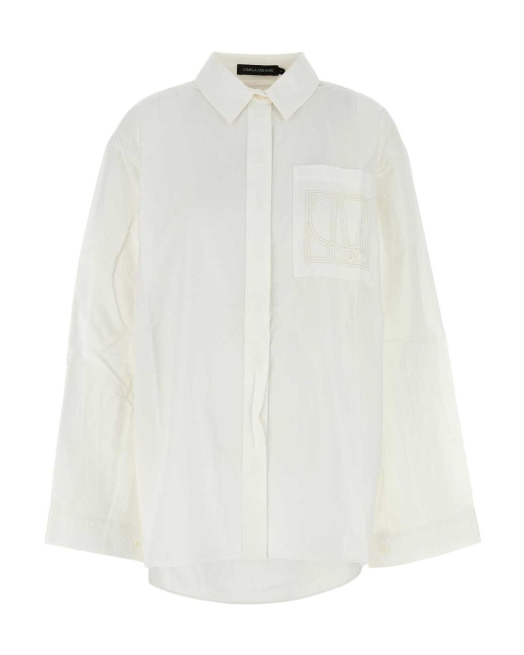 Camilla & Marc White Winslow Oversize Shirt
