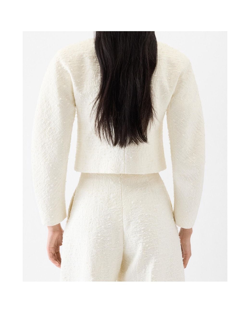 Jacquemus White The Short Cardigan Jacket