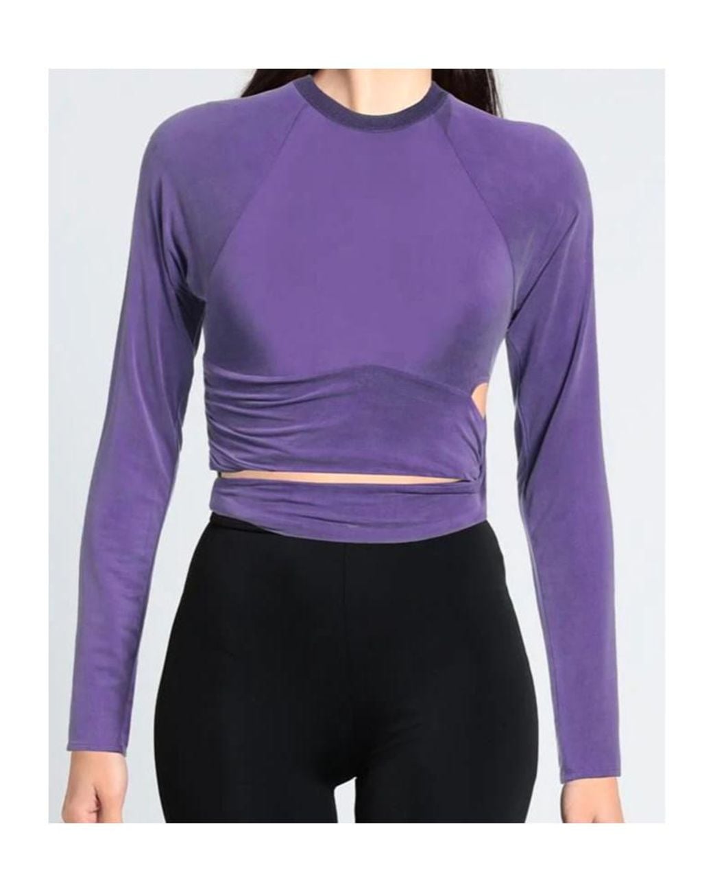 Jacquemus Purple Long Sleeve Top