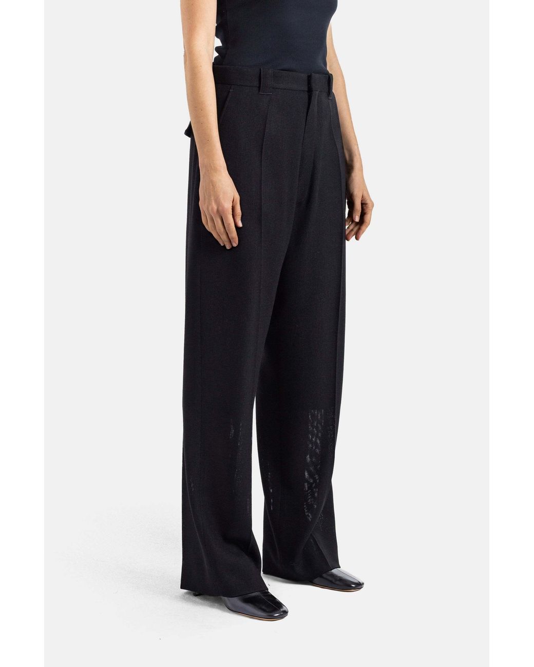 Phoebe Philo Black Casual Pants With Belt Loops
