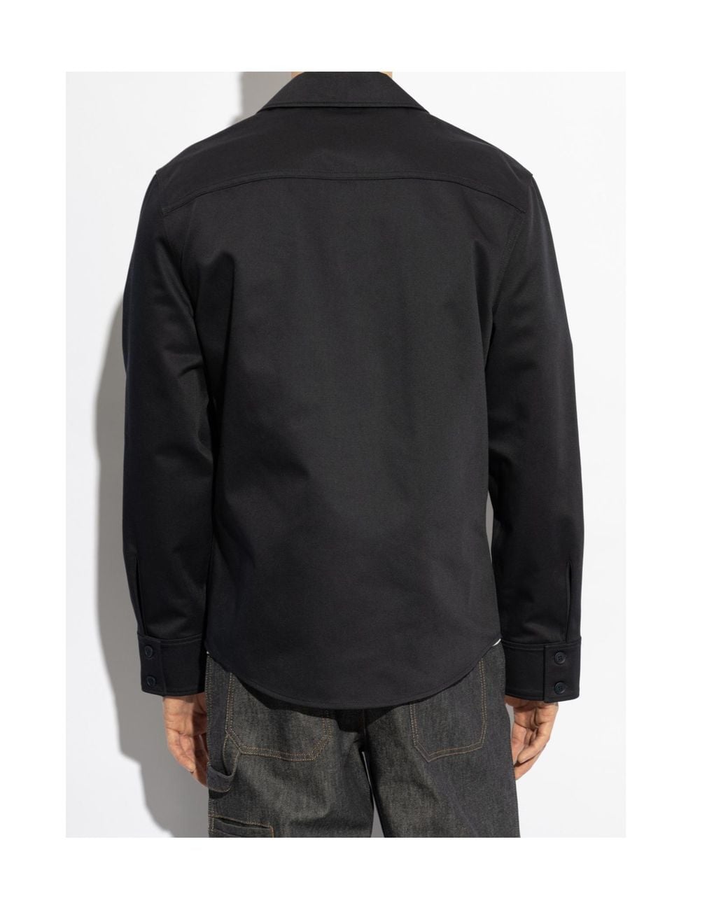 Courreges Black Long-Sleeved Shirt for men