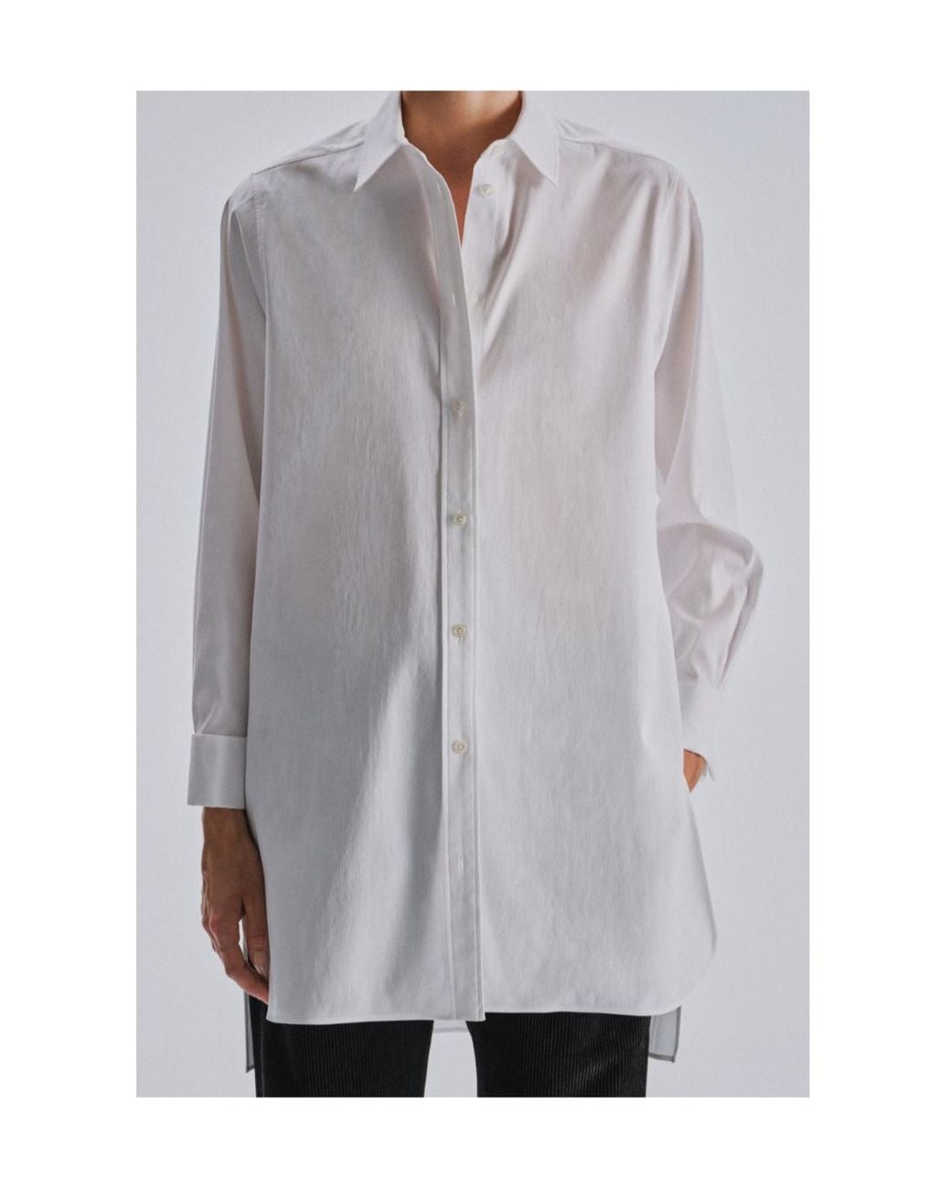 The Row White Clemente Shirt