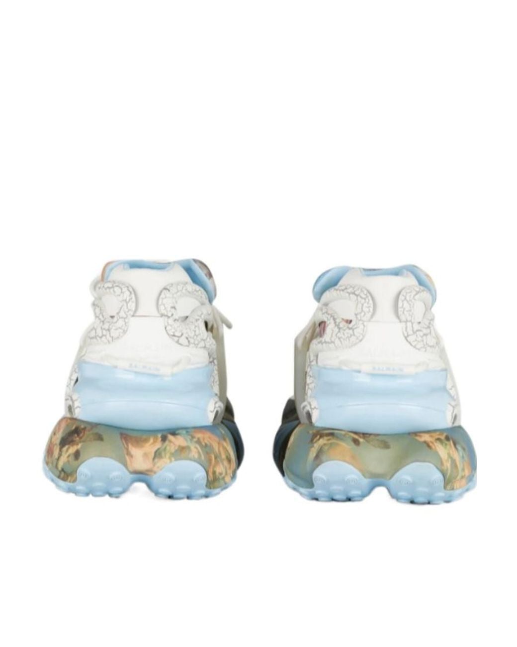 Balmain White Unicorn Trainers for men