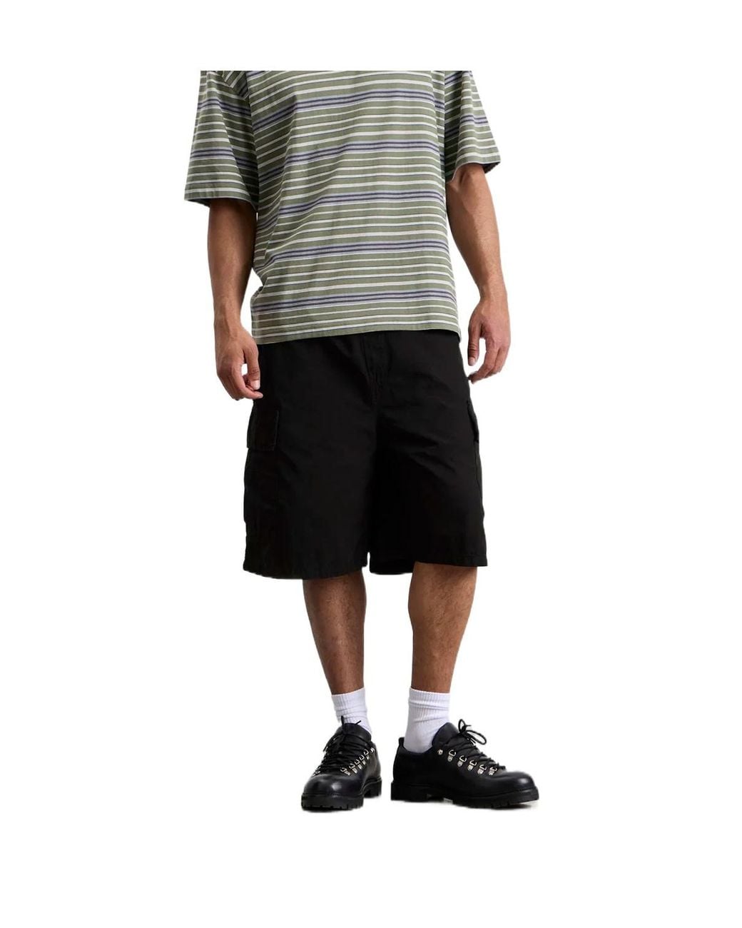 Carhartt Black Wip Madler Relaxed Cargo Shorts for men