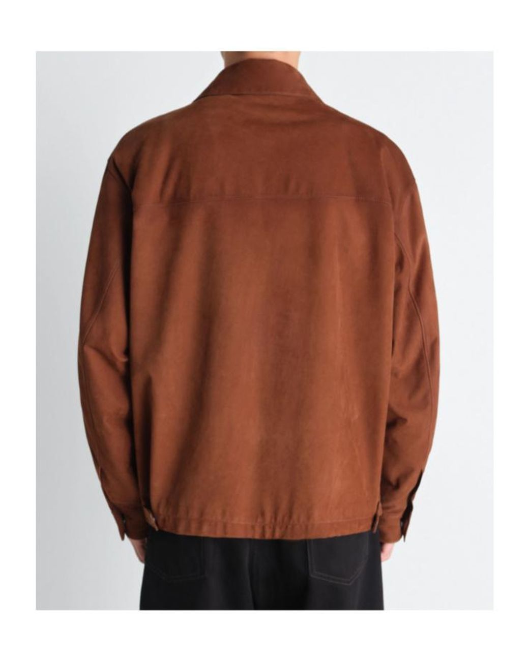Lemaire Brown Reporter Jacket for men