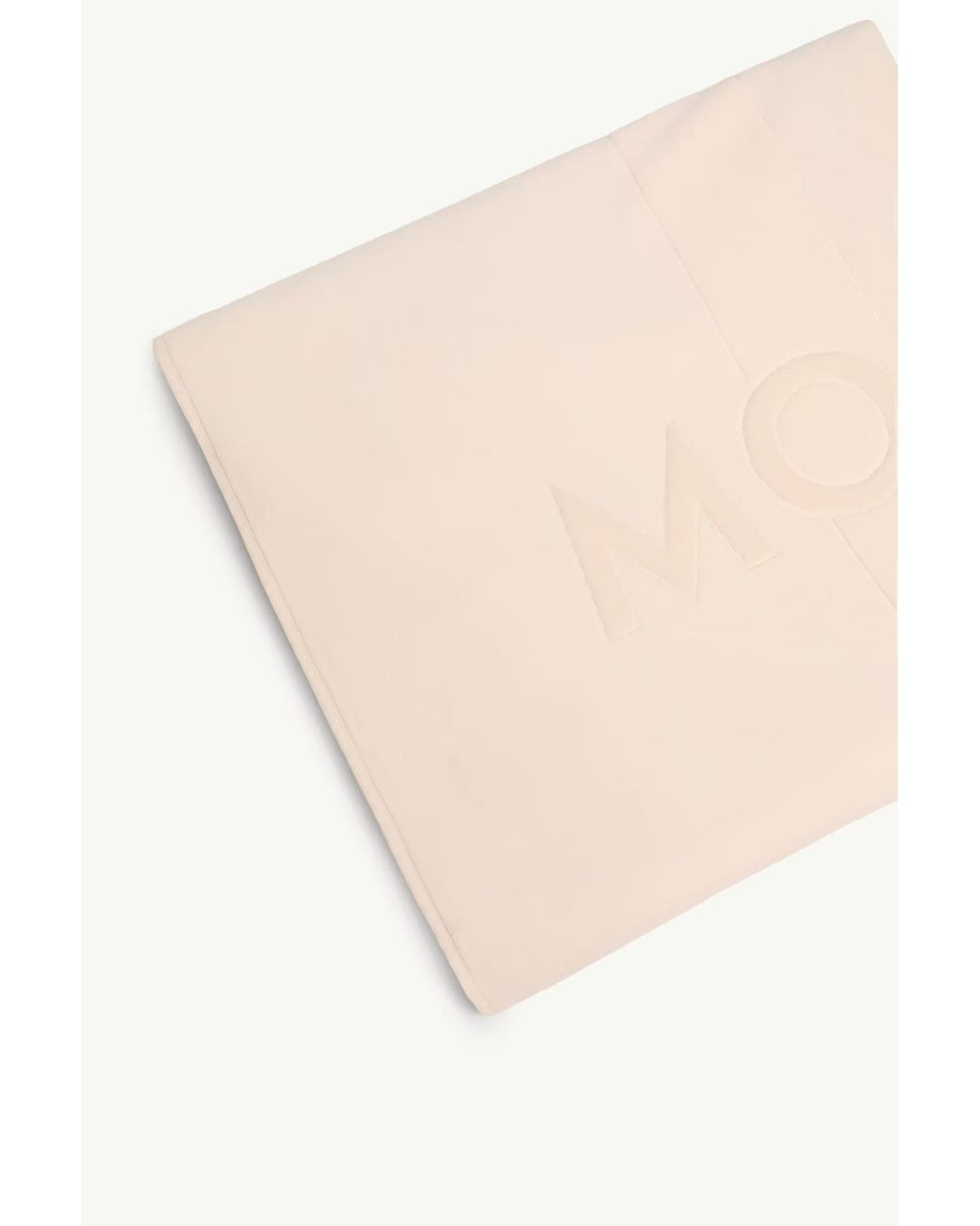 Moncler Natural Logo Cotton Beach Towel