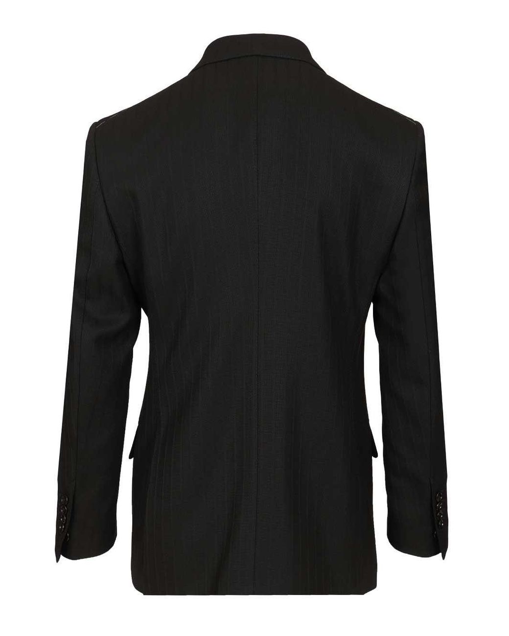 Tom Ford Black Satin Striped Blazer for men