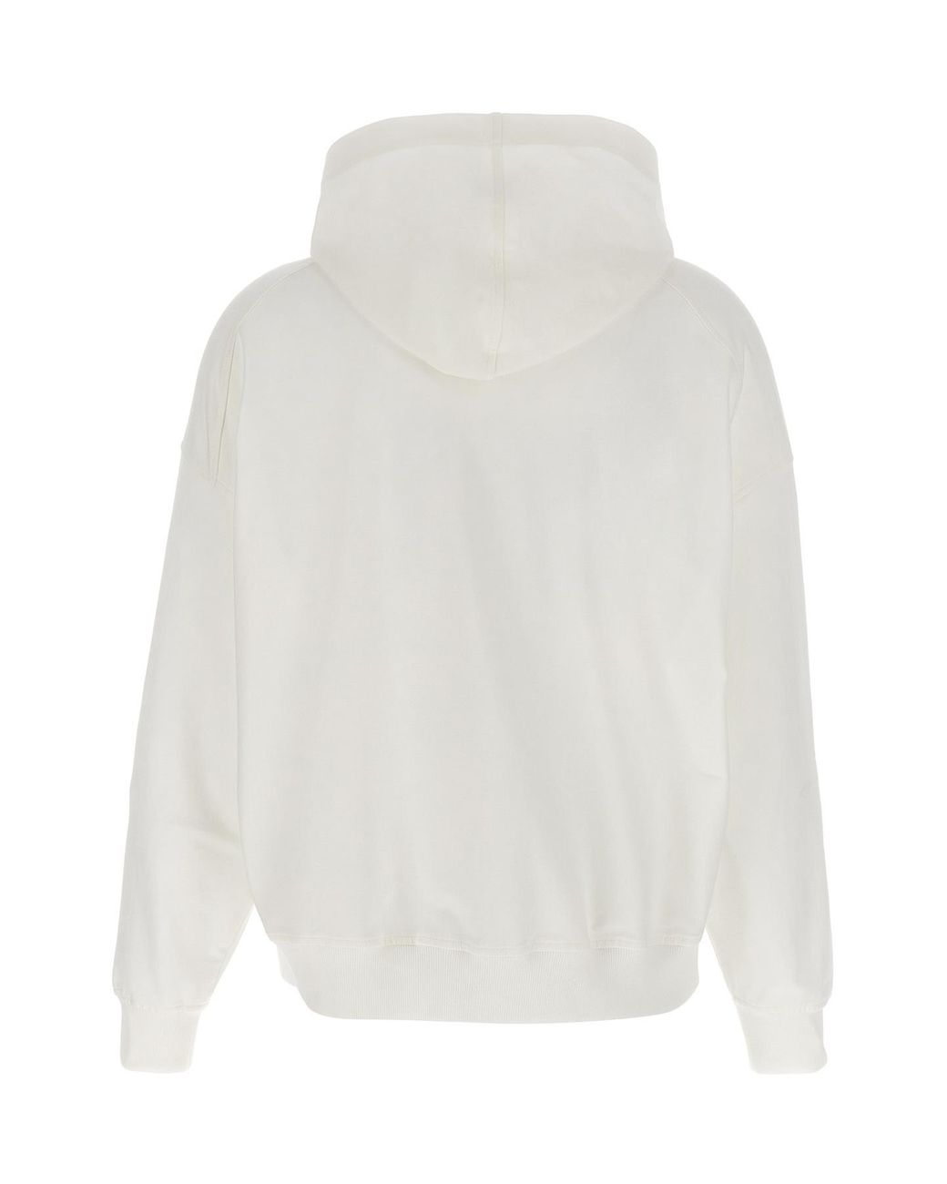 Brunello Cucinelli White Monili-Embellished Zipped Hoodie