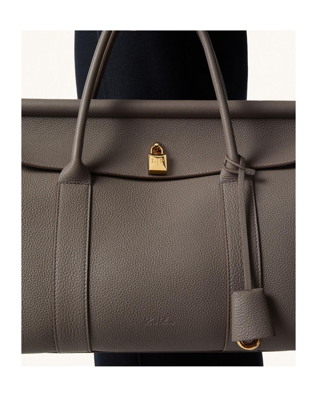 Loro Piana Brown Loom Bag L32