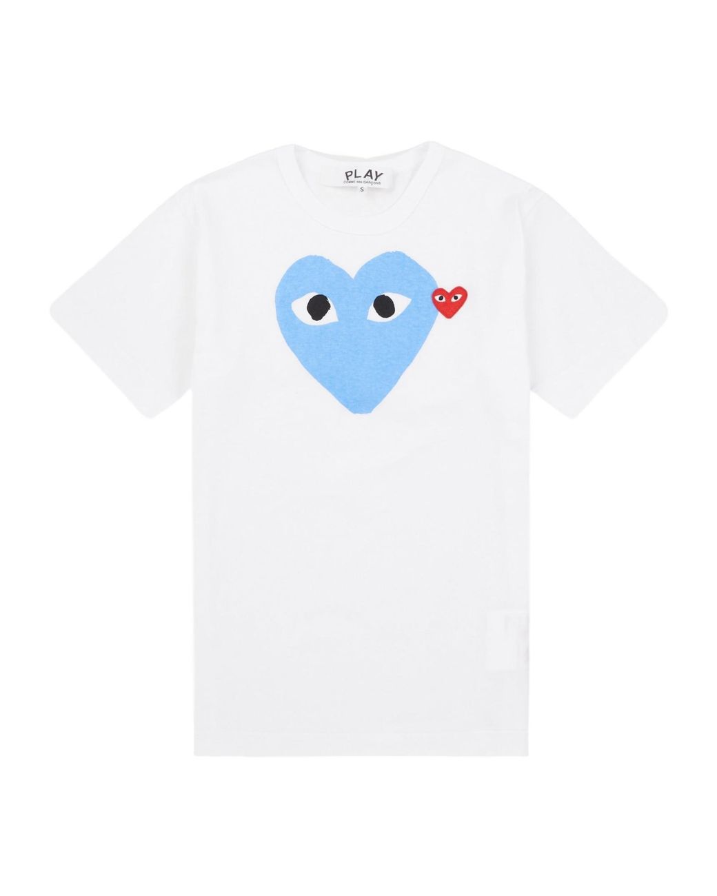 COMME DES GARÇONS PLAY White Short-Sleeved T-Shirt for men