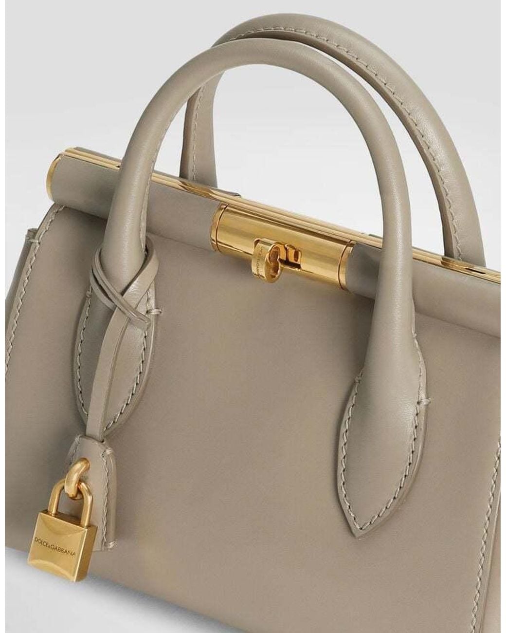 Dolce & Gabbana Natural Marlene Handbag
