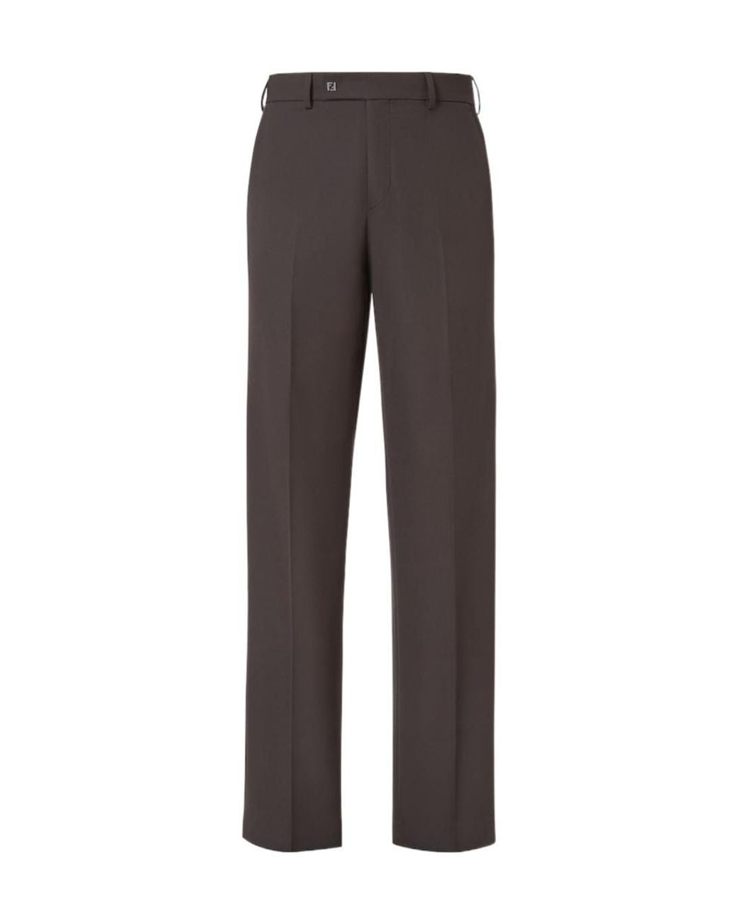 Fendi Gray フェンディ ストレートレッグ テーラード シガレットパンツ for men