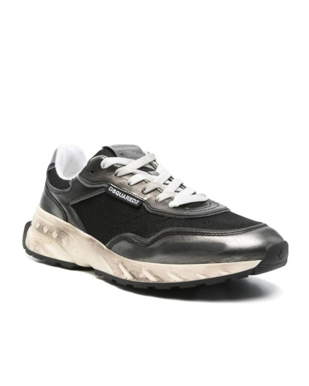 DSquared² Black Low-Top Sneakers for men