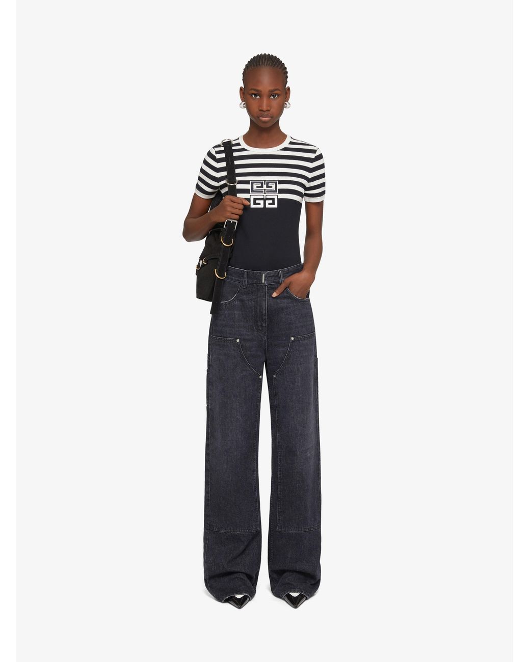 Givenchy Blue Oversized Jeans
