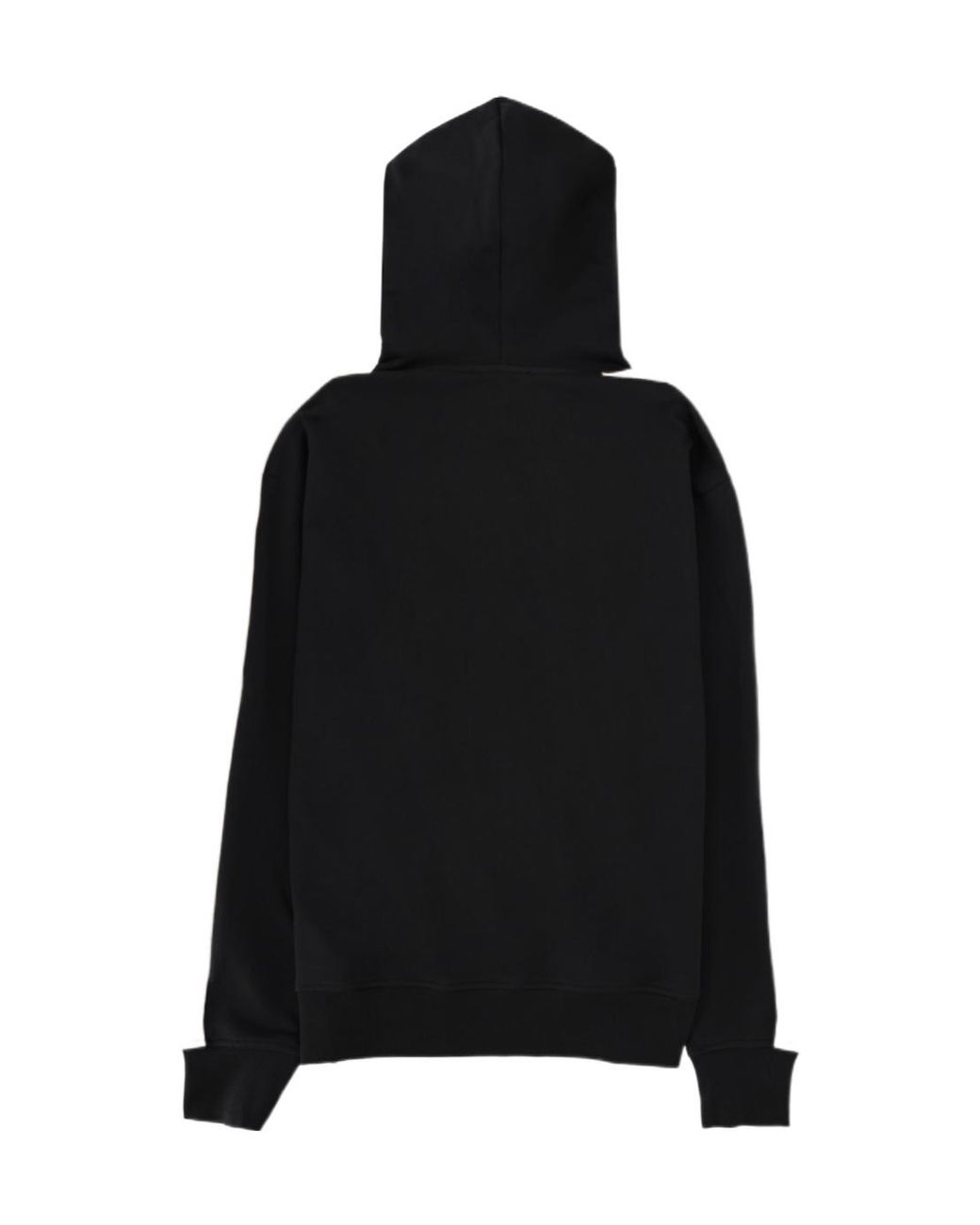 Versace Jeans Black Couture Logo Tape Hoodie for men
